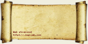 Anđelija Avramović vizit kartica